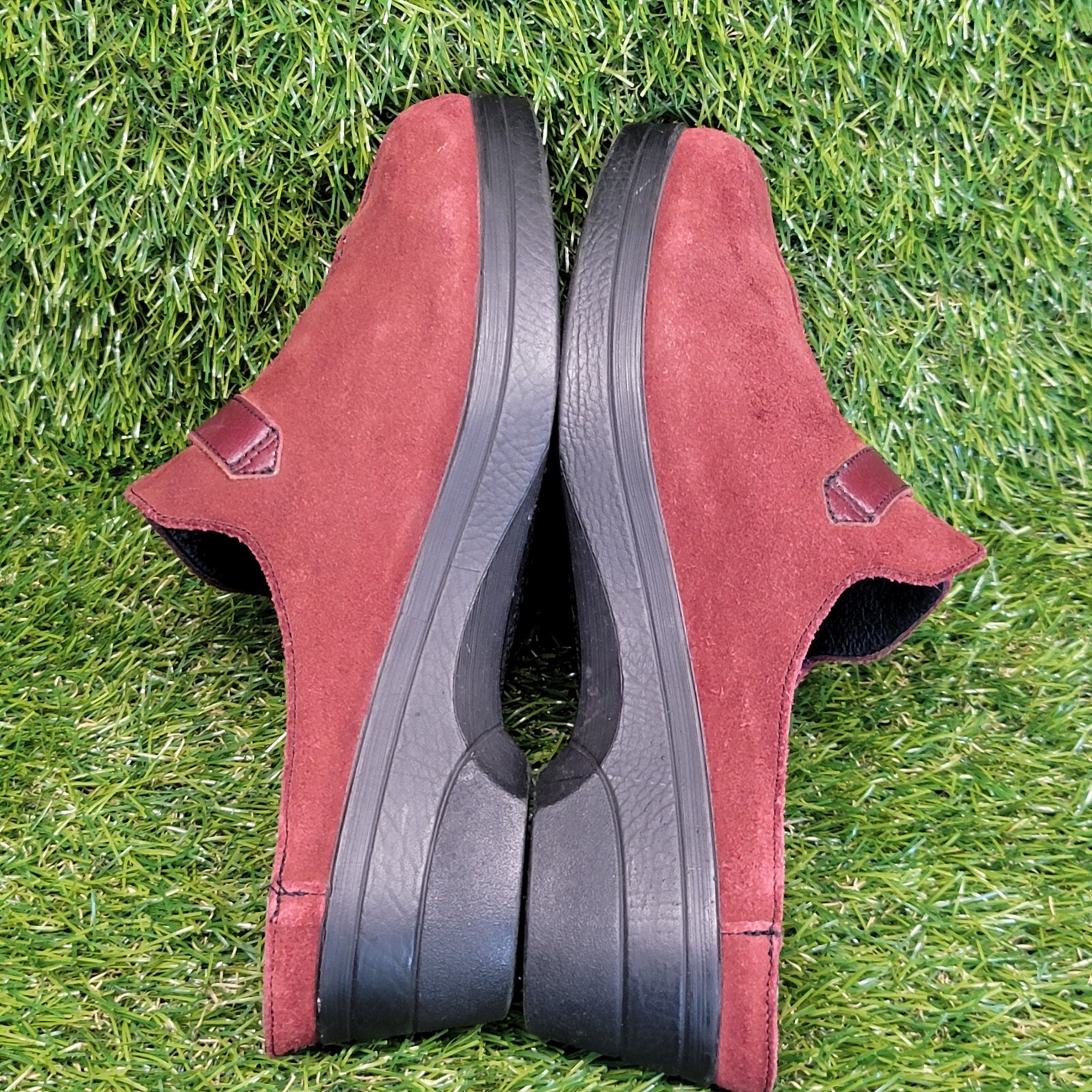 mephisto suede mules womens size 38