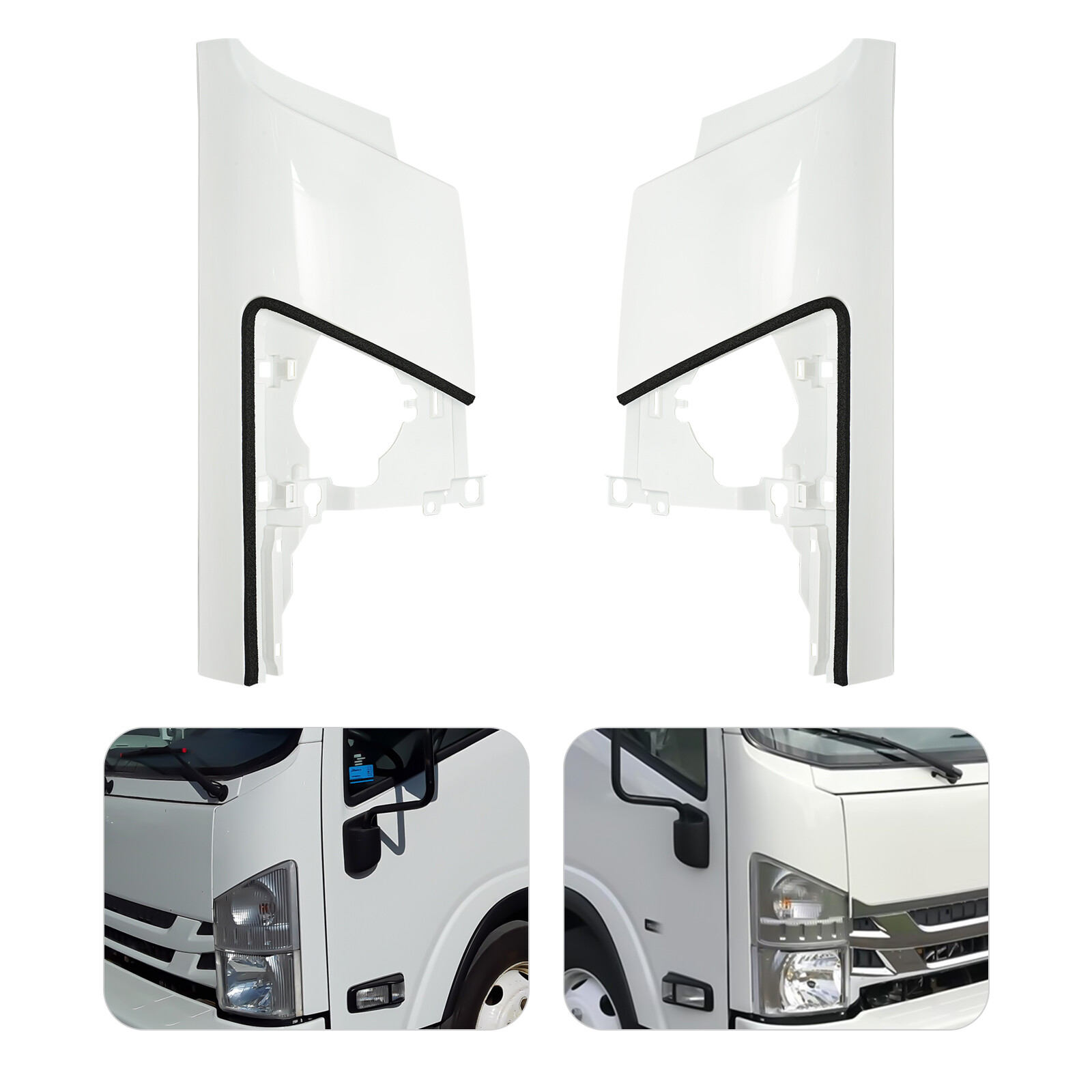 Front Panel Fit For ISUZU NPR NPR-HD NQR NRR 2008-2020 Left & Right Side Panel