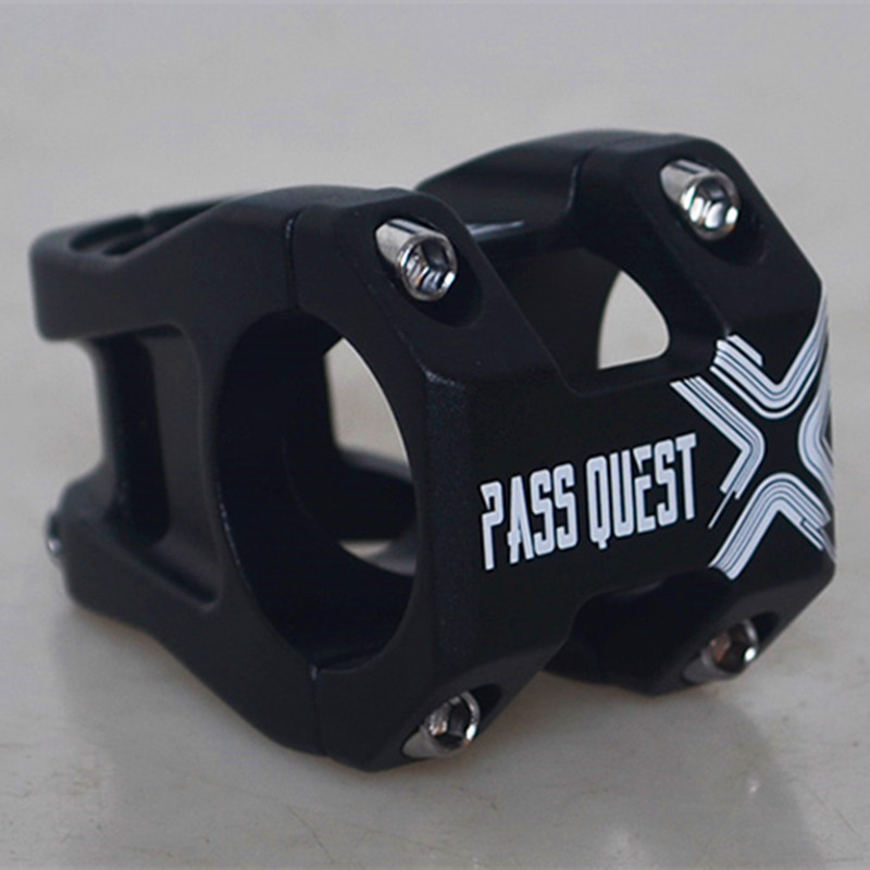 PASS QUEST Ultralight Mountain Bicycle Stem Aluminum MTB Bike Stem 0 degree 40MM