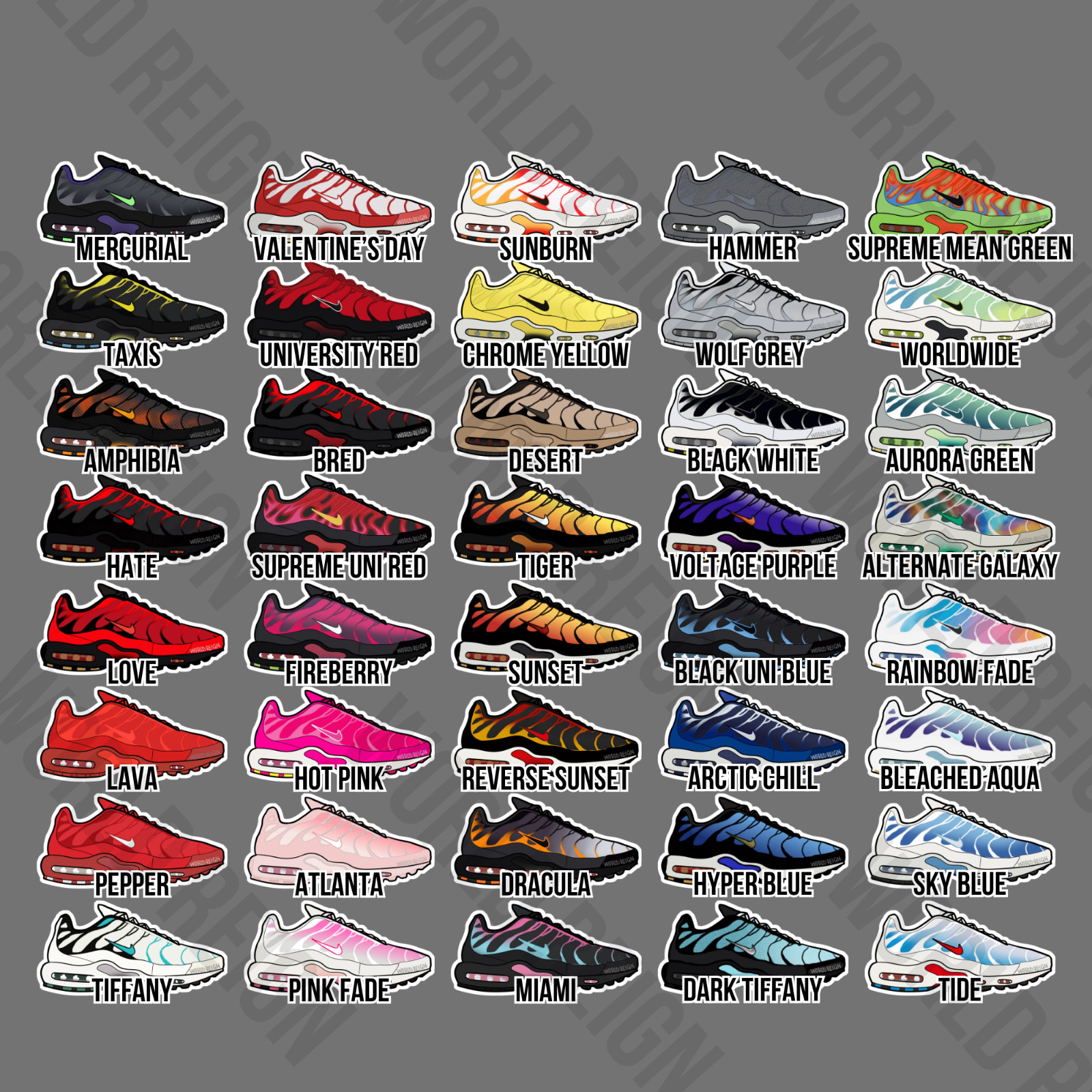 Nike TN Air Max Plus Keychains | Sneaker Keyrings