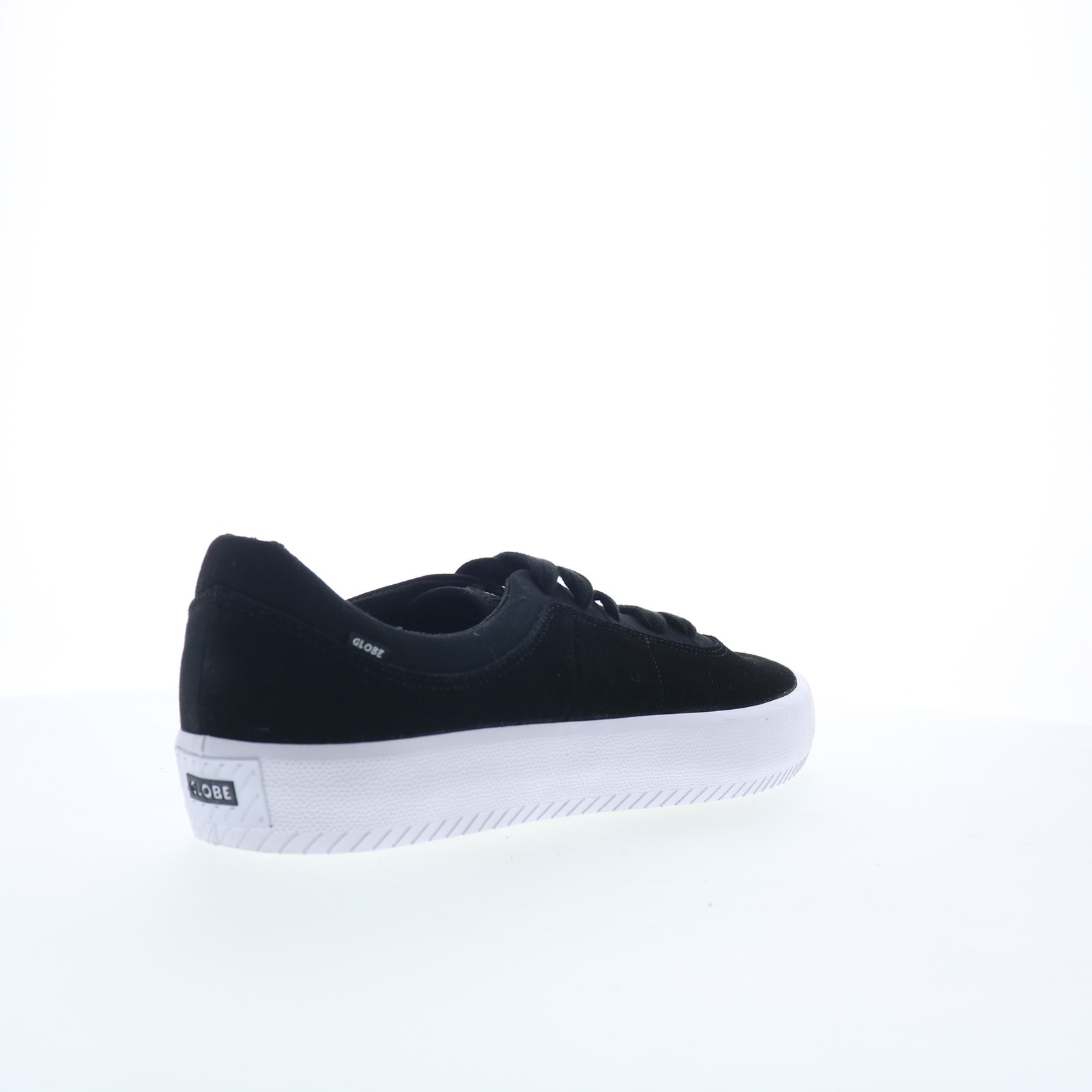 Globe Melbek GBMELB Mens Black Suede Canvas Skate Inspired Sneakers Shoes