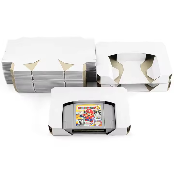 Cartridge Cardboard Tray for Nintendo 64 | N64 - Inner Inlay Insert .