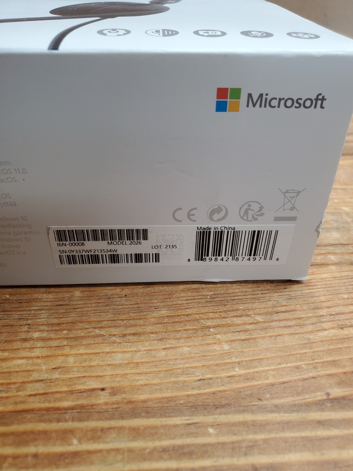 Microsoft Microphone Modern USB-C Headset New Sealed Model 2026