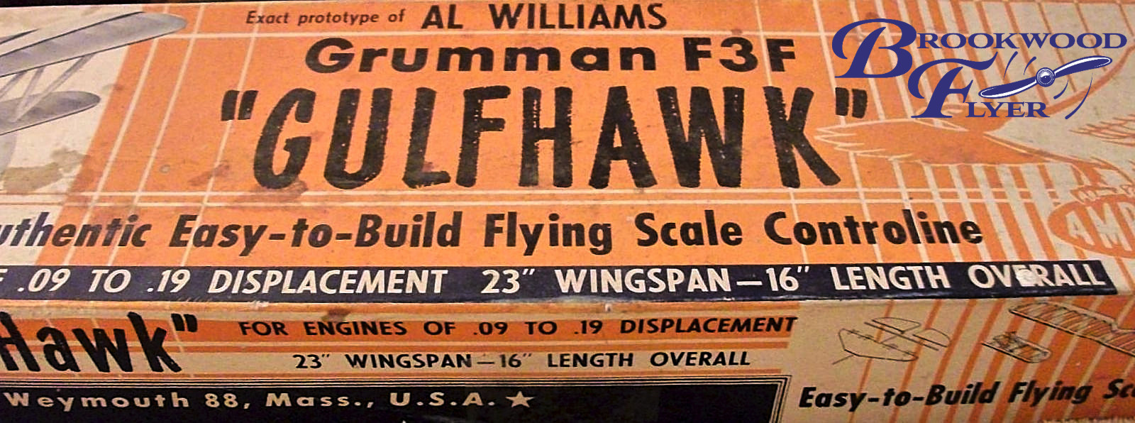 Ambroid GULFHAWK F3F PLAN + CONSTRUCTION ARTICLE & PATTERNS UC Model Airplane