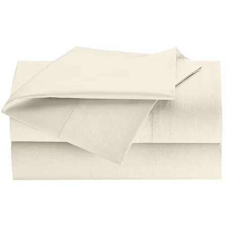 Westpoint Home 1S49689 Sheet, Queen, Bone, 15" Pocket, 80" L, Pk6