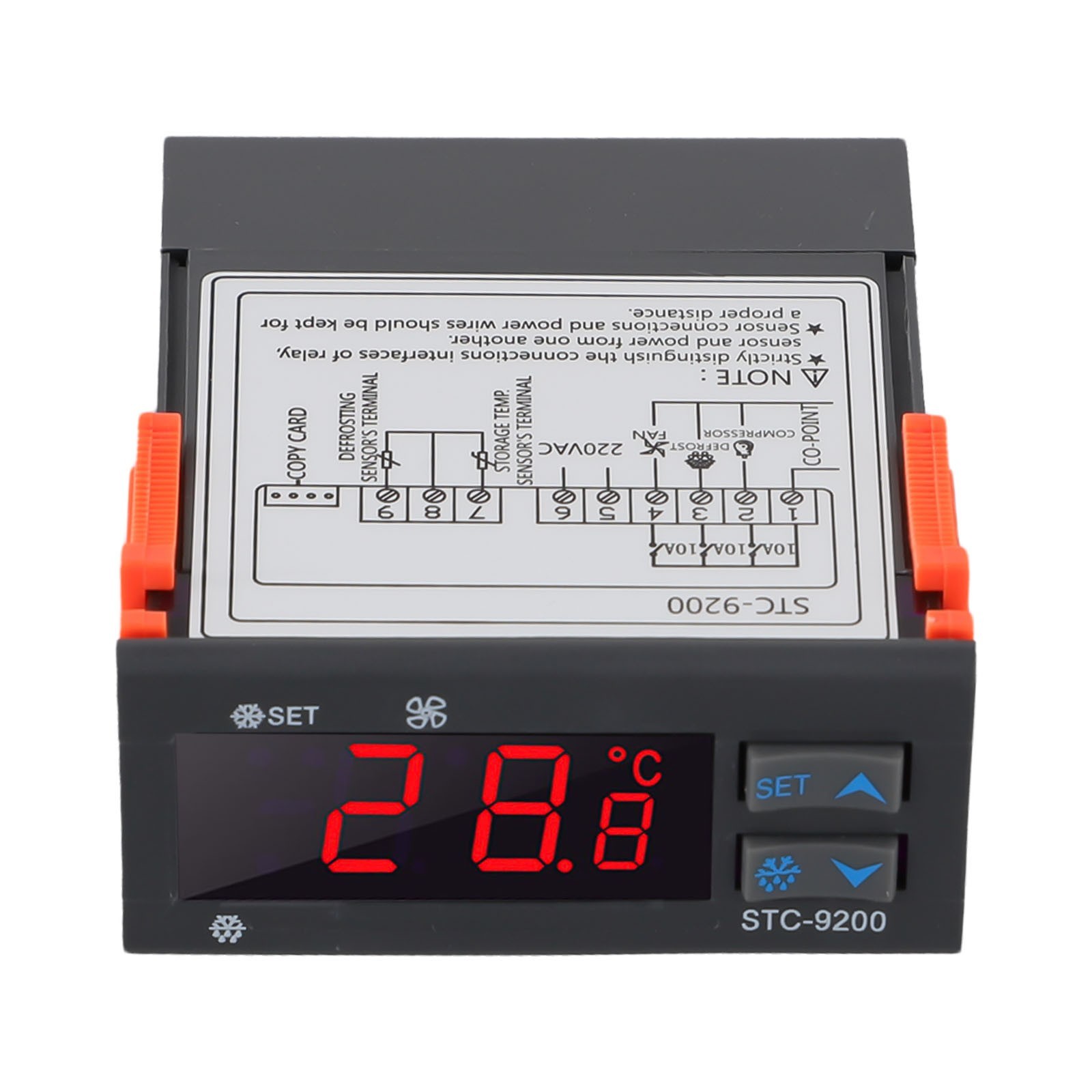Efficient Cooling Control STC9200 Refrigeration Defrost Fan Controller 220V
