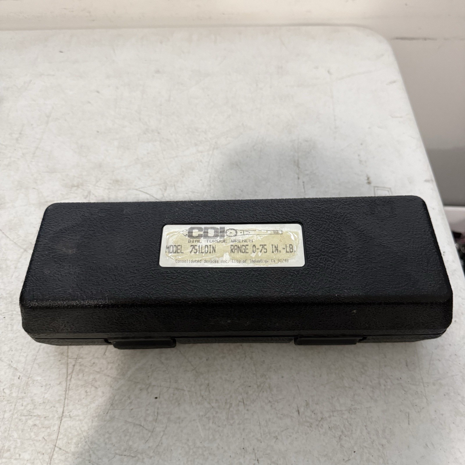 CDI Model 751LDIN Torque Wrench 0-75IN.-LB.  1/4" Drive