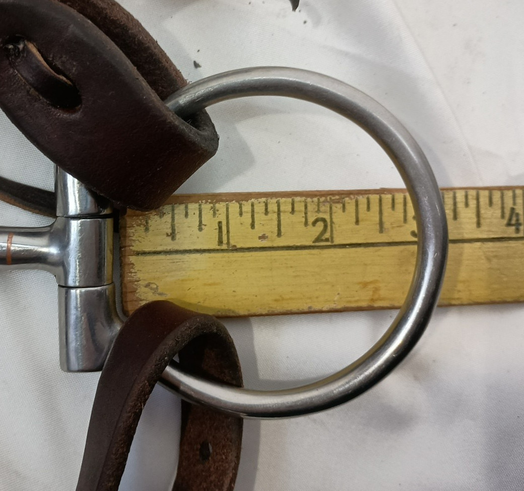 Weaver Leather Headstall with Bit and Chinstrap, Excellent Used Condition!