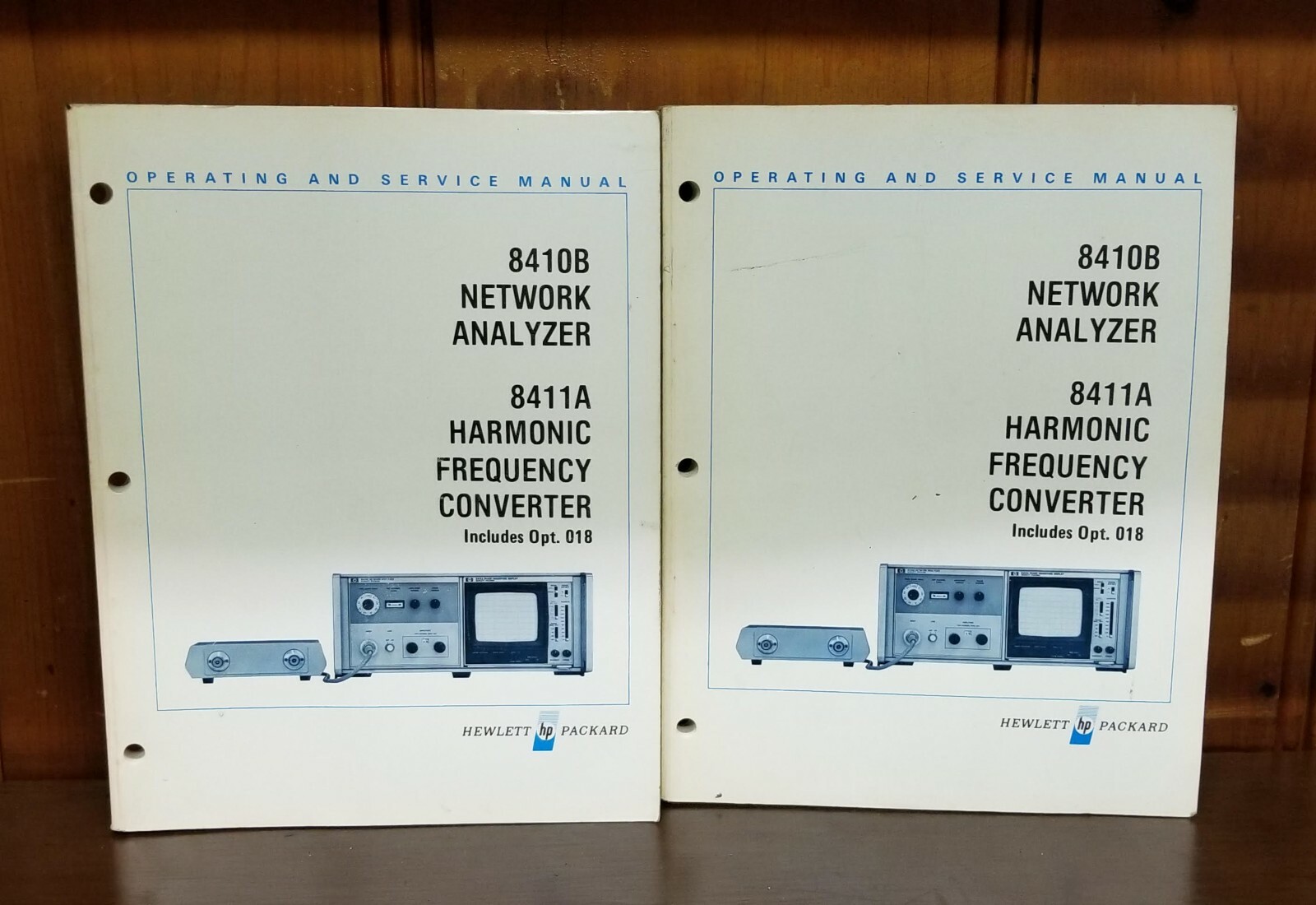 HEWLETT PACKARD 8410B NETWORK ANALYZER OPERATING & SERVICE MANUAL