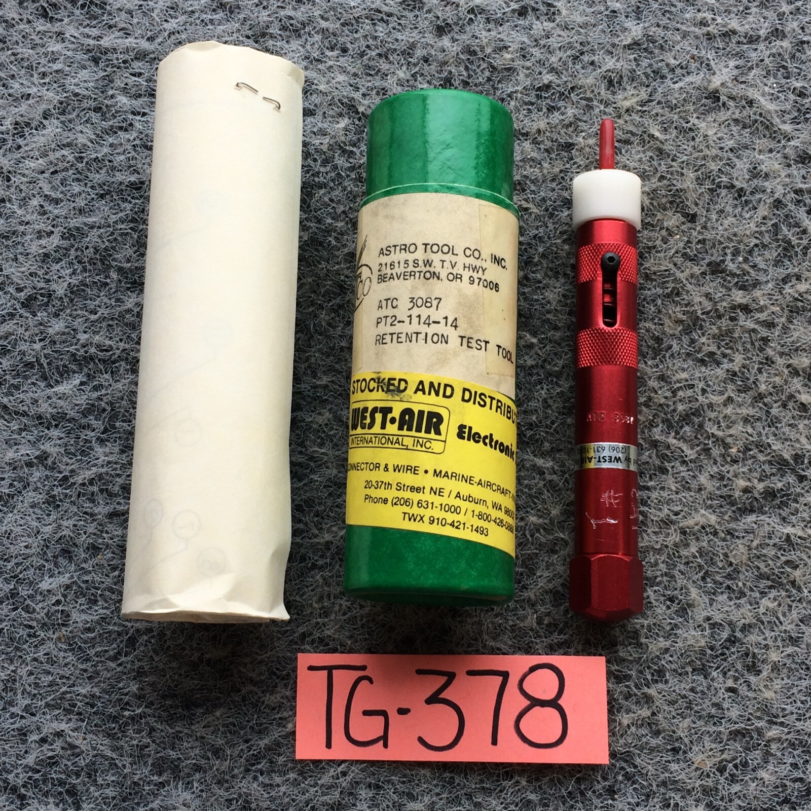 Astro Retention Test Tool ATC3087 PT2-114-14 Retention Removal Insertion