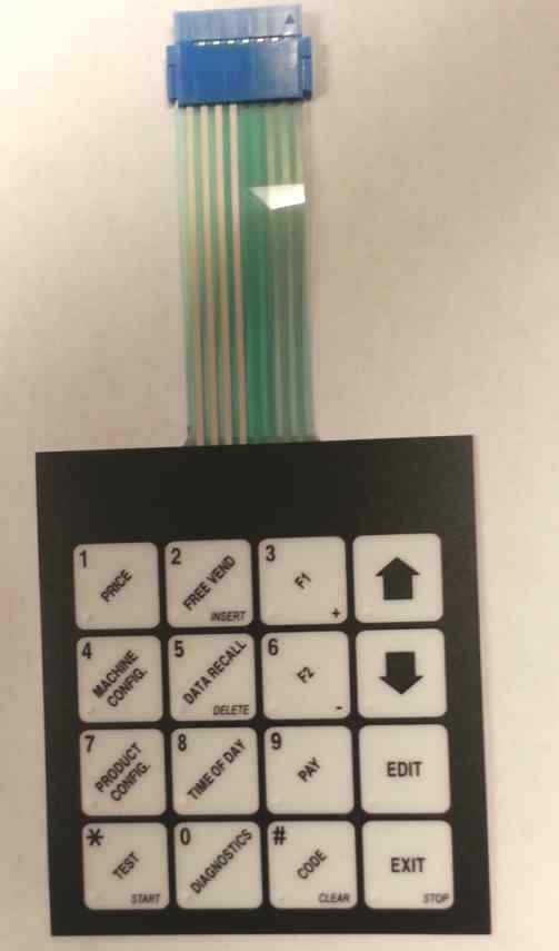 National 157 158 431 633 vending machine service menu matrix membrane - New