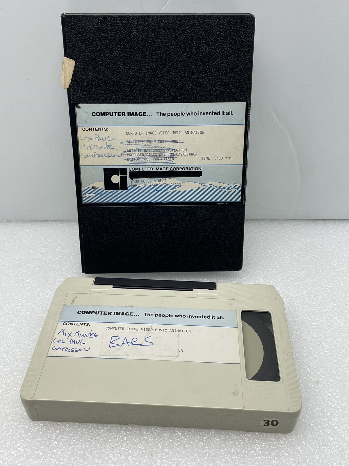 VINTAGE LES PAUL MIX MINUTE COMPRESSION VIDEO U-MATIC VIDEO