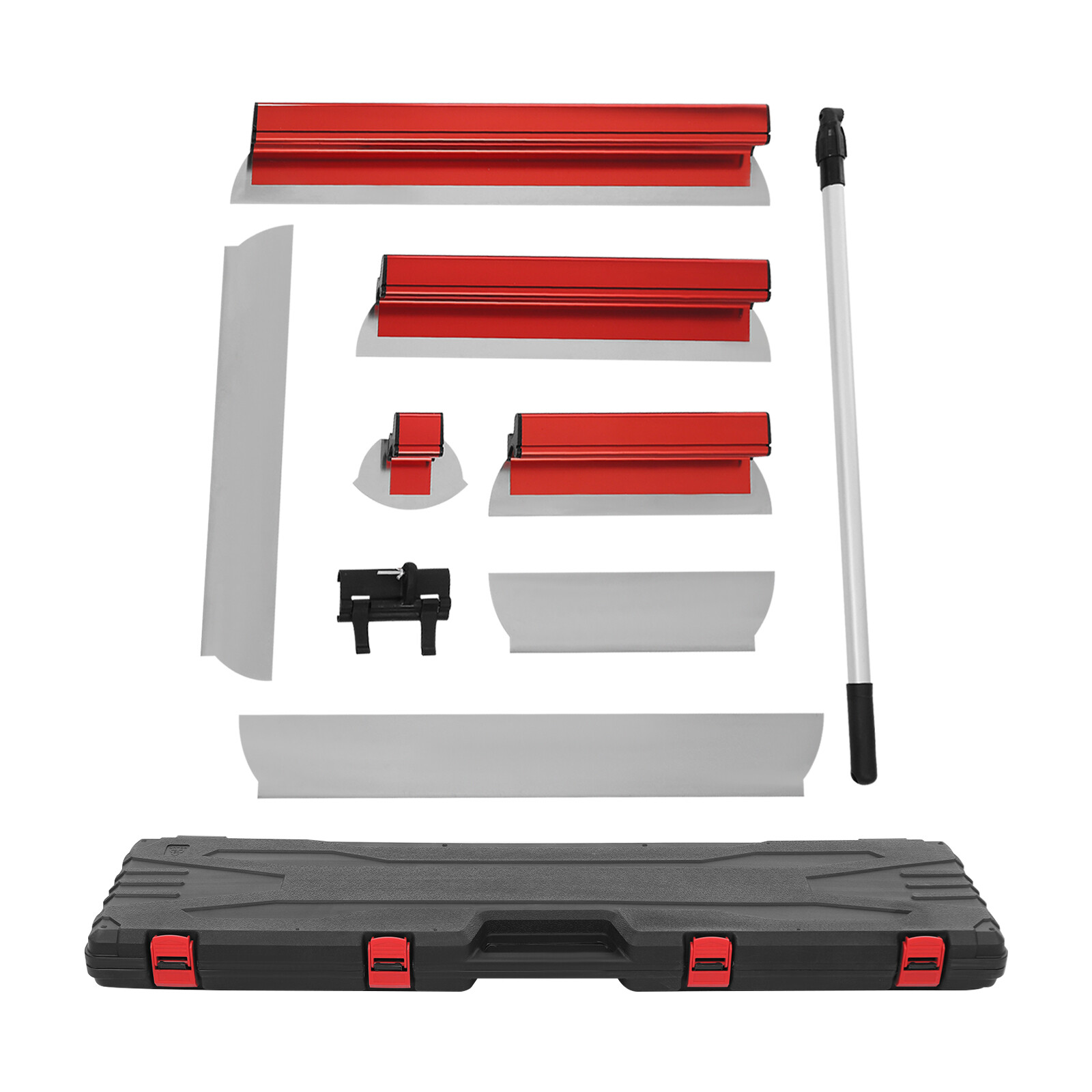 Drywall Composite Skimming Blade Set Knife Combo w/Extension Handle 34-61in