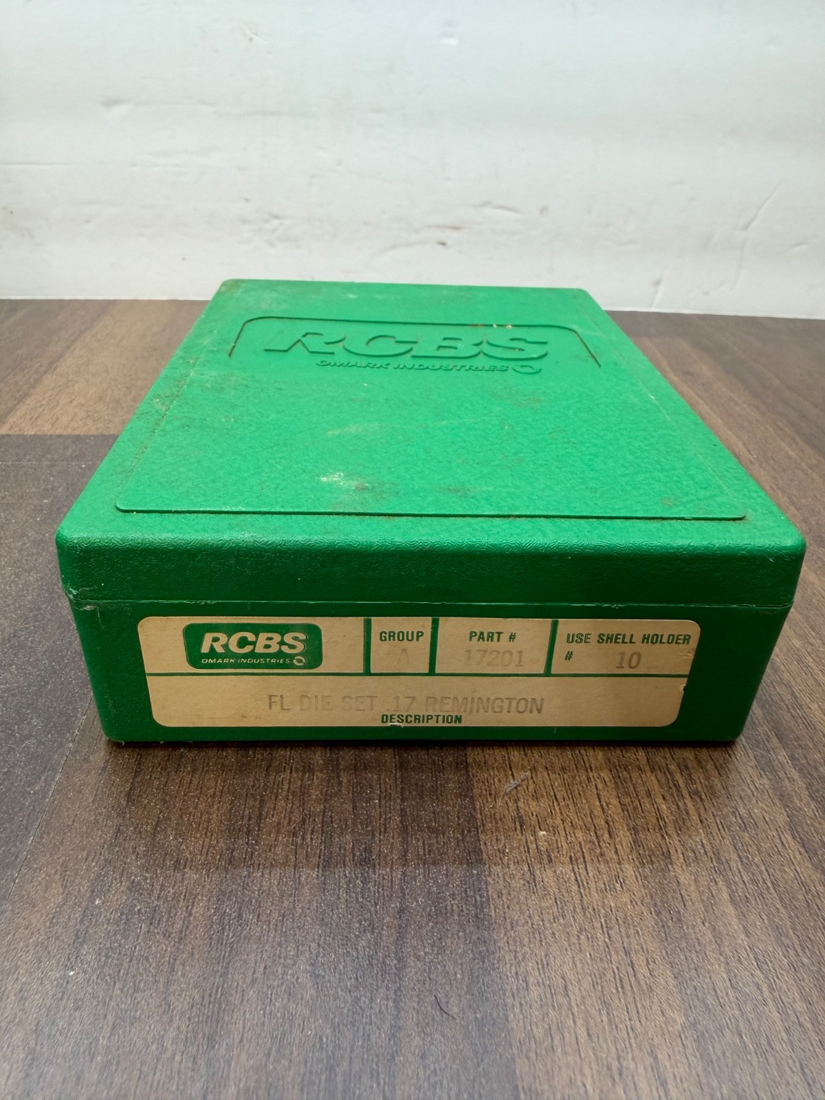 RCBS 17 Rem Reloading 3 Die Set 17 Remington Full Length and Neck Sizing Dies