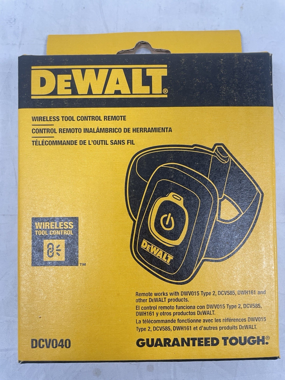Dewalt DCV040  Wireless Tool Control Remote