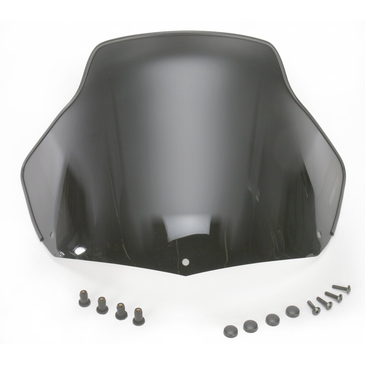 PowerMadd Cobra 12 1/4 in. Matte Black Windshield - 13030