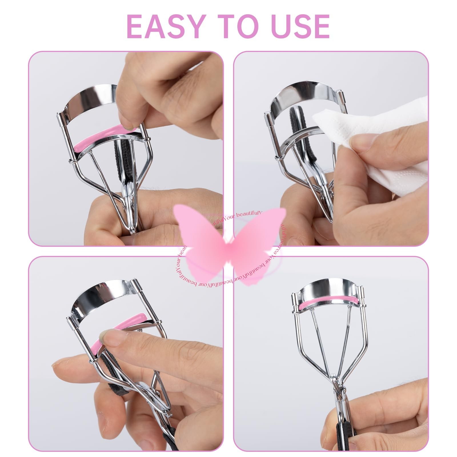 Eyelash Curler Refills Compatible with Tweezerman,Eyelash Curler Refills for ...