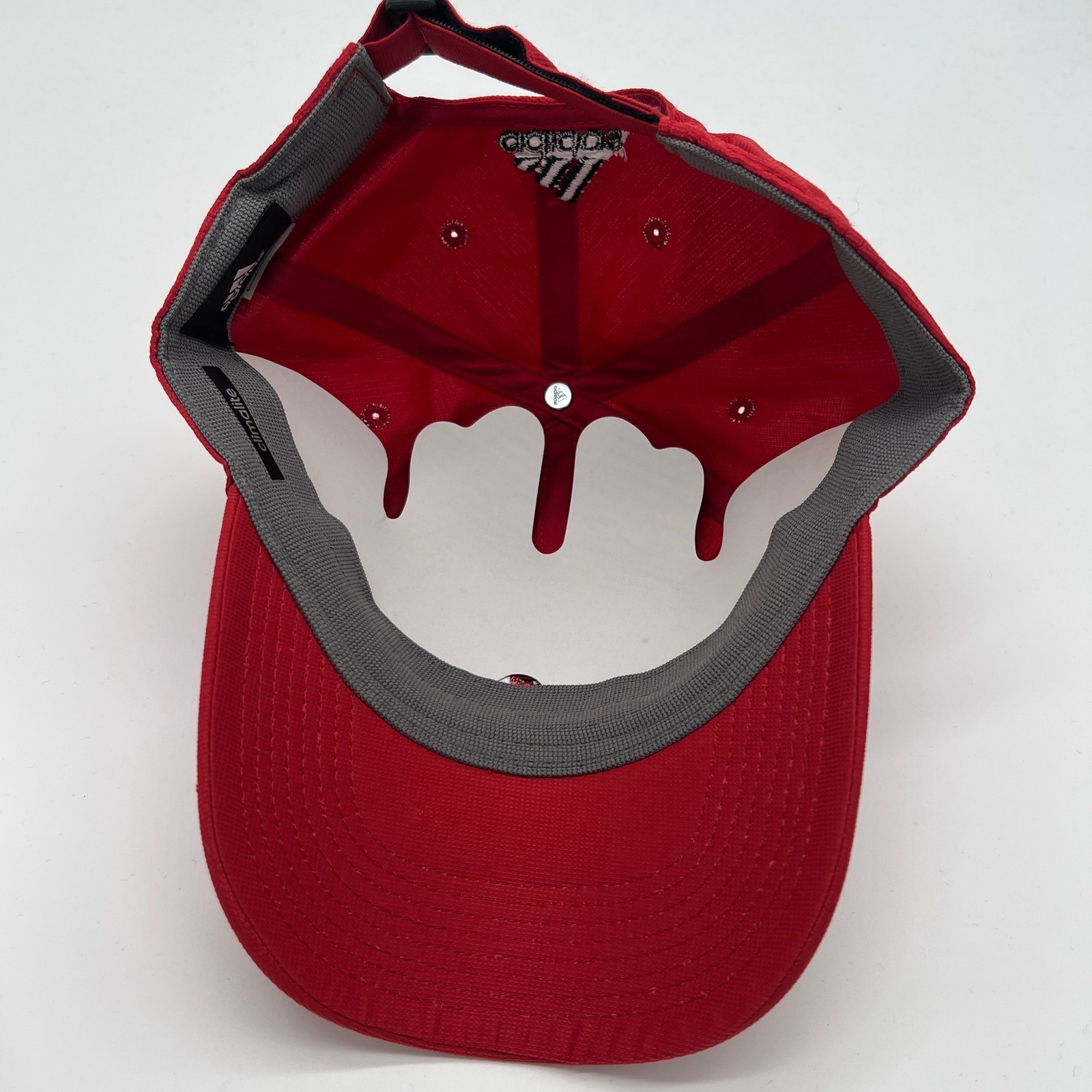 NCSU Wolfpack Adidas Climalite Red Adjustable Baseball Cap Hat New