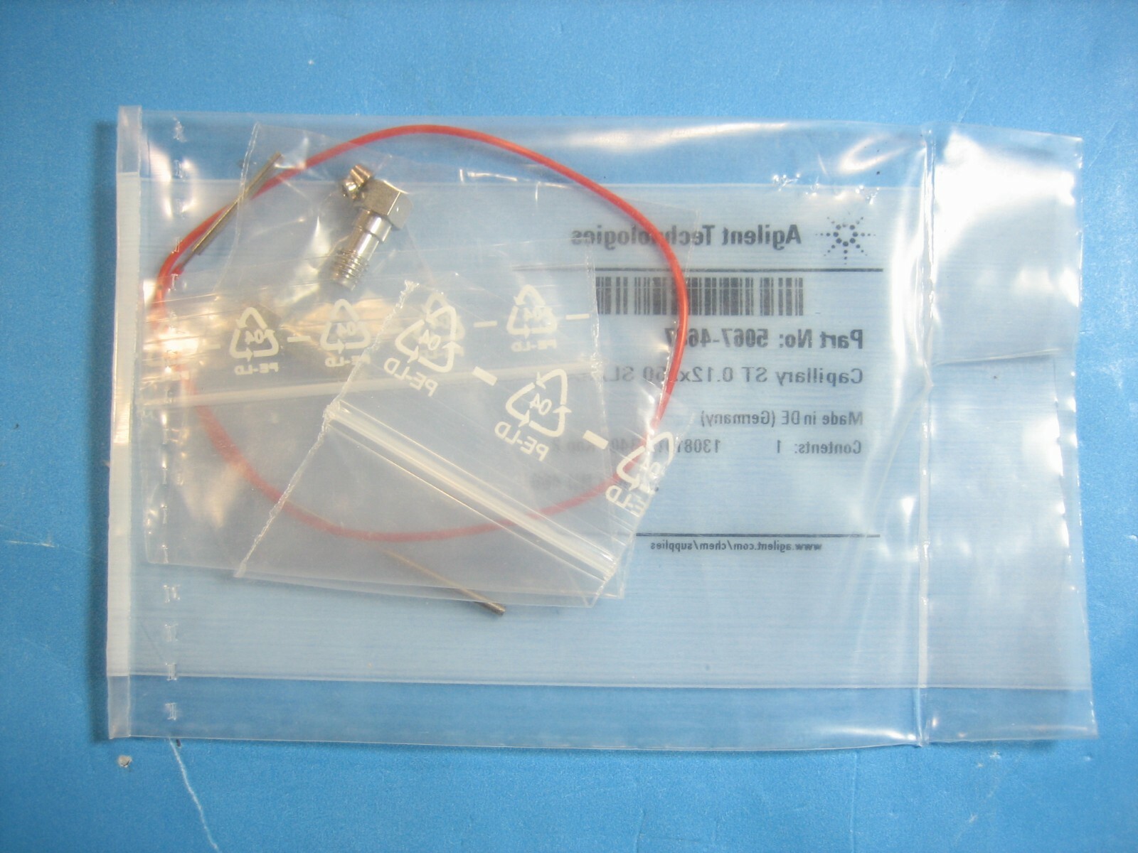 Agilent 5065-9935 Capillary ST 0.12 x 250  SL/SX  - NEW