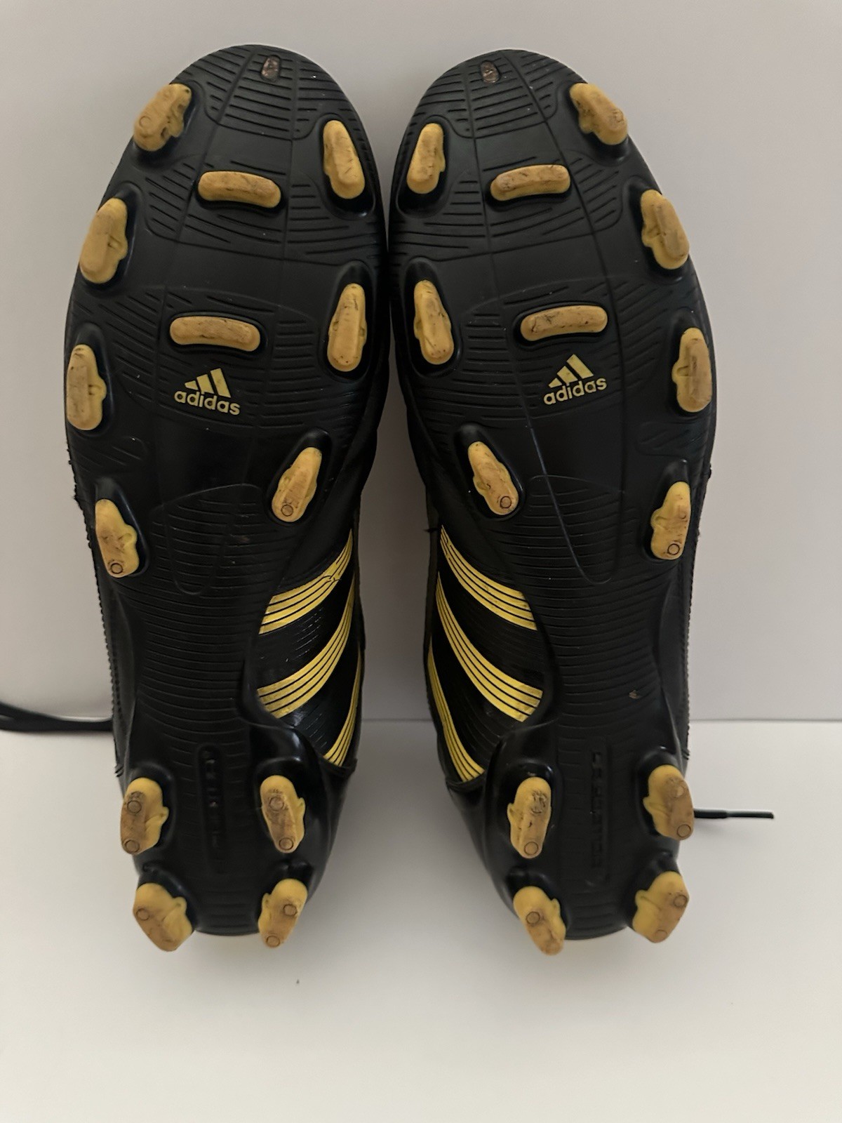 Mens Adidas Predator Absolado_X FG G14206 Soccer Cleats Black Yellow Sz 13