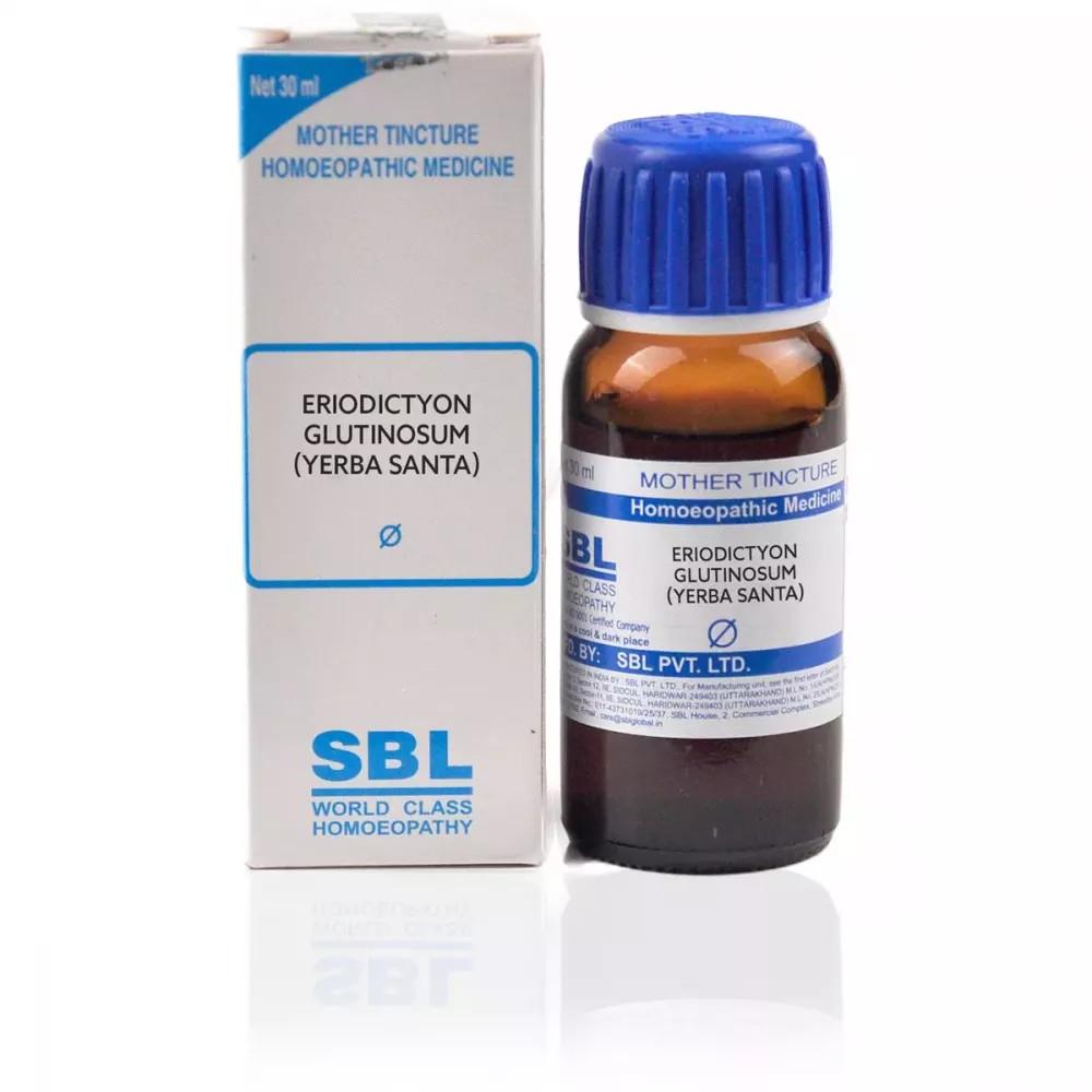 SBL Eriodictyon Glutinosum (Yerba Santa) Mother Tincture (Q) (30 - 100 ml)