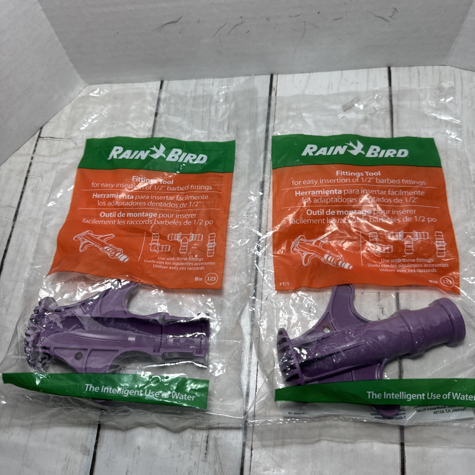 RainBird Fitting Tool - Insertion 1/2” Barbed Fittings - Easy Installation  2 Pk