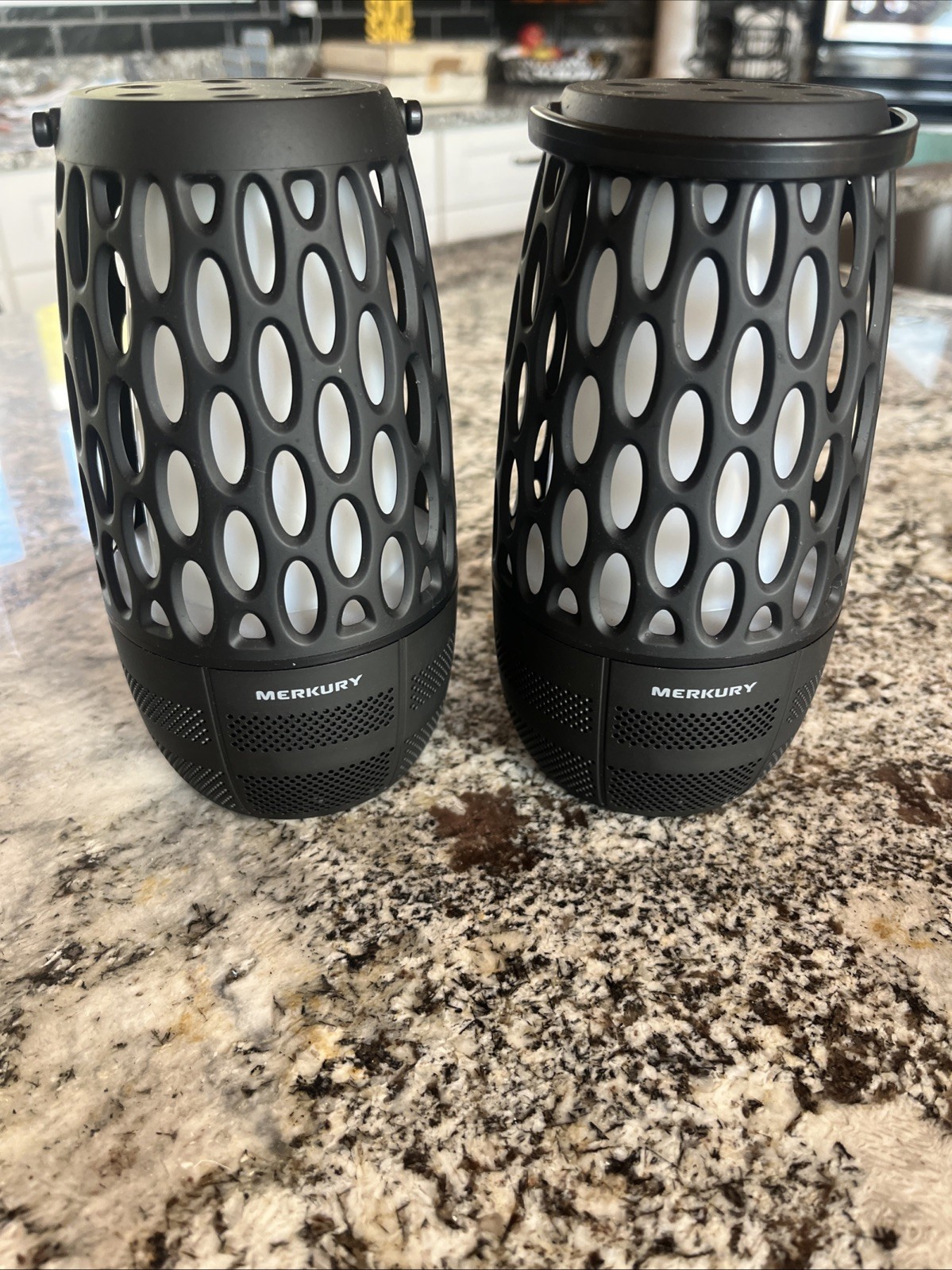 Merkury Bluetooth Outdoor Flame Speaker Pair