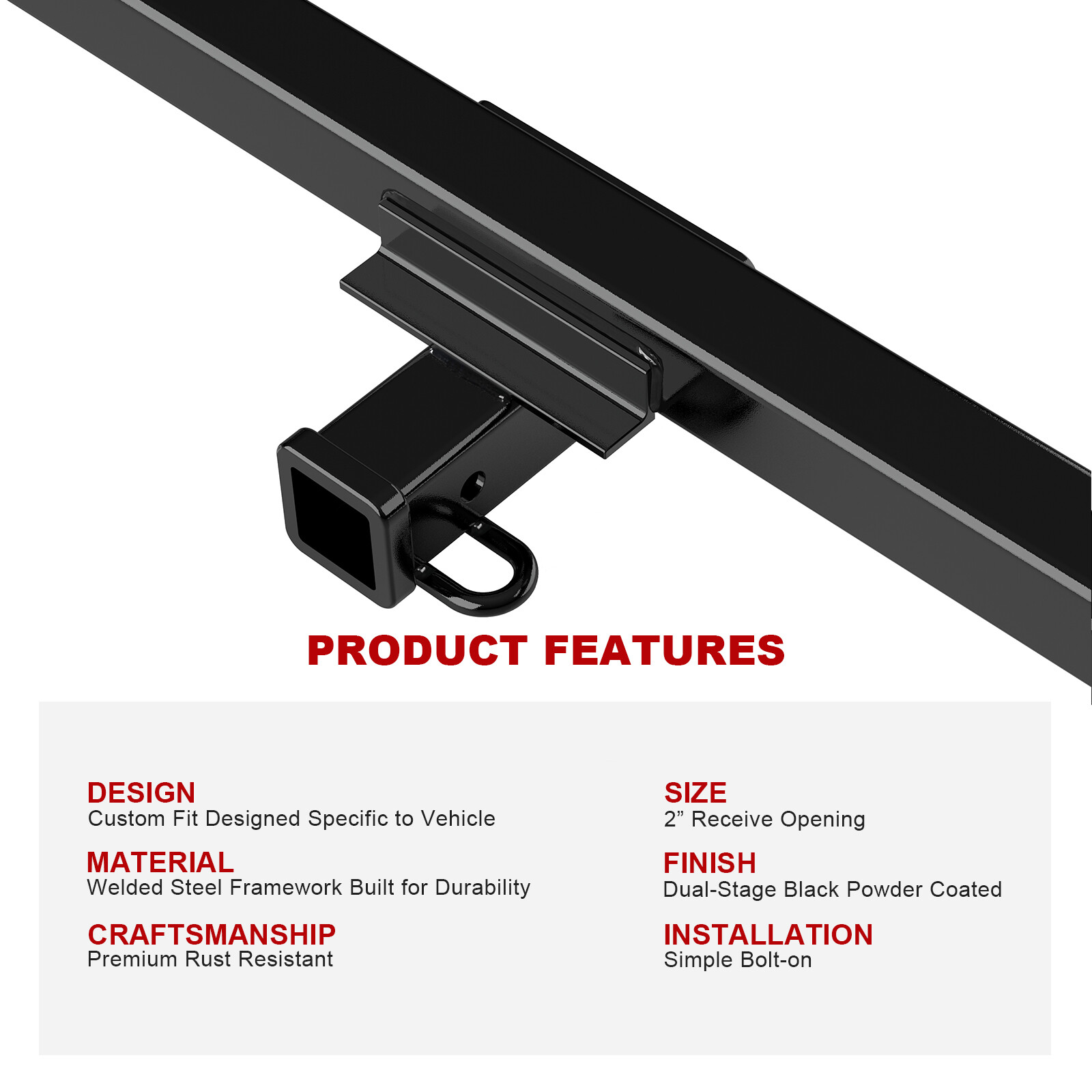 APS Class 3 Trailer Hitch Receiver for Lincoln Town Car 1981-2011