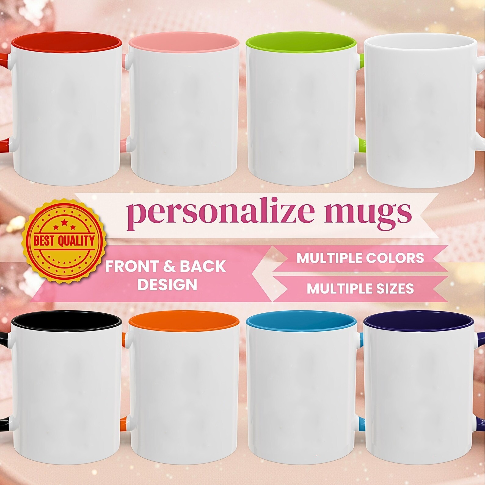 Personalized Golf Mug, On The Course Coffee Mug, Golfer Gift 2D Mug