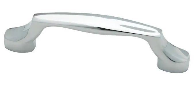 3 or 3-3/4" Dual Mount Serenity Pull Polished Chrome