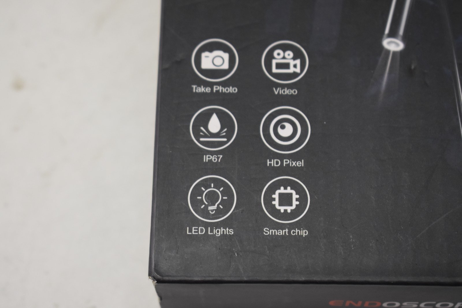 Industrial Endoscope Camera with Light 1920P HD Borescope 8-in-1 Interface