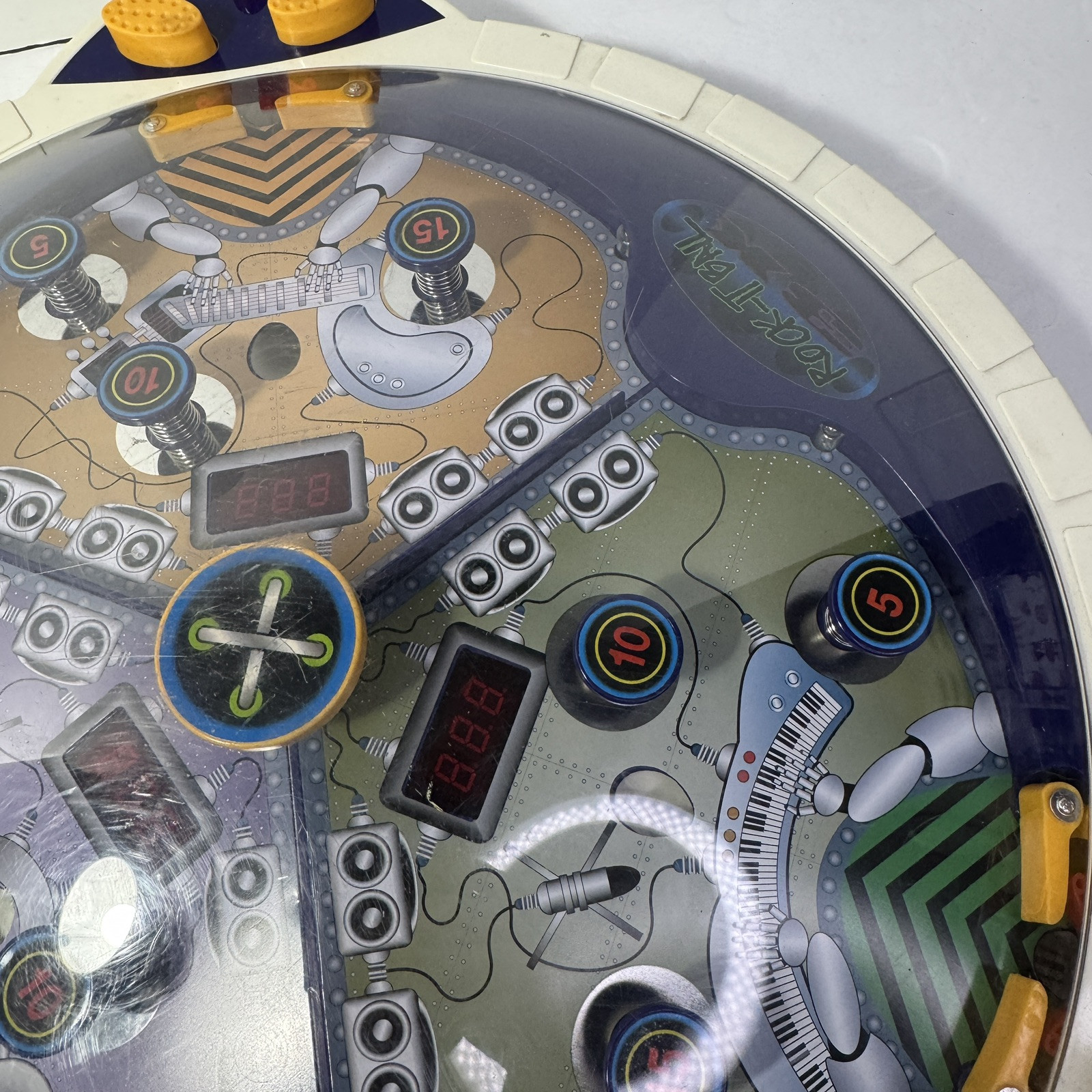 Rock-It Ball 3X Pinball Game Machine Tested Working 2005