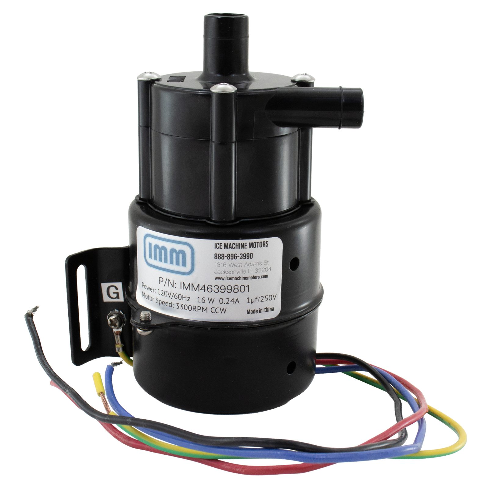 IMM Replacement for Hoshizaki 463998-01 Water Pump Motor Assembly, 115V