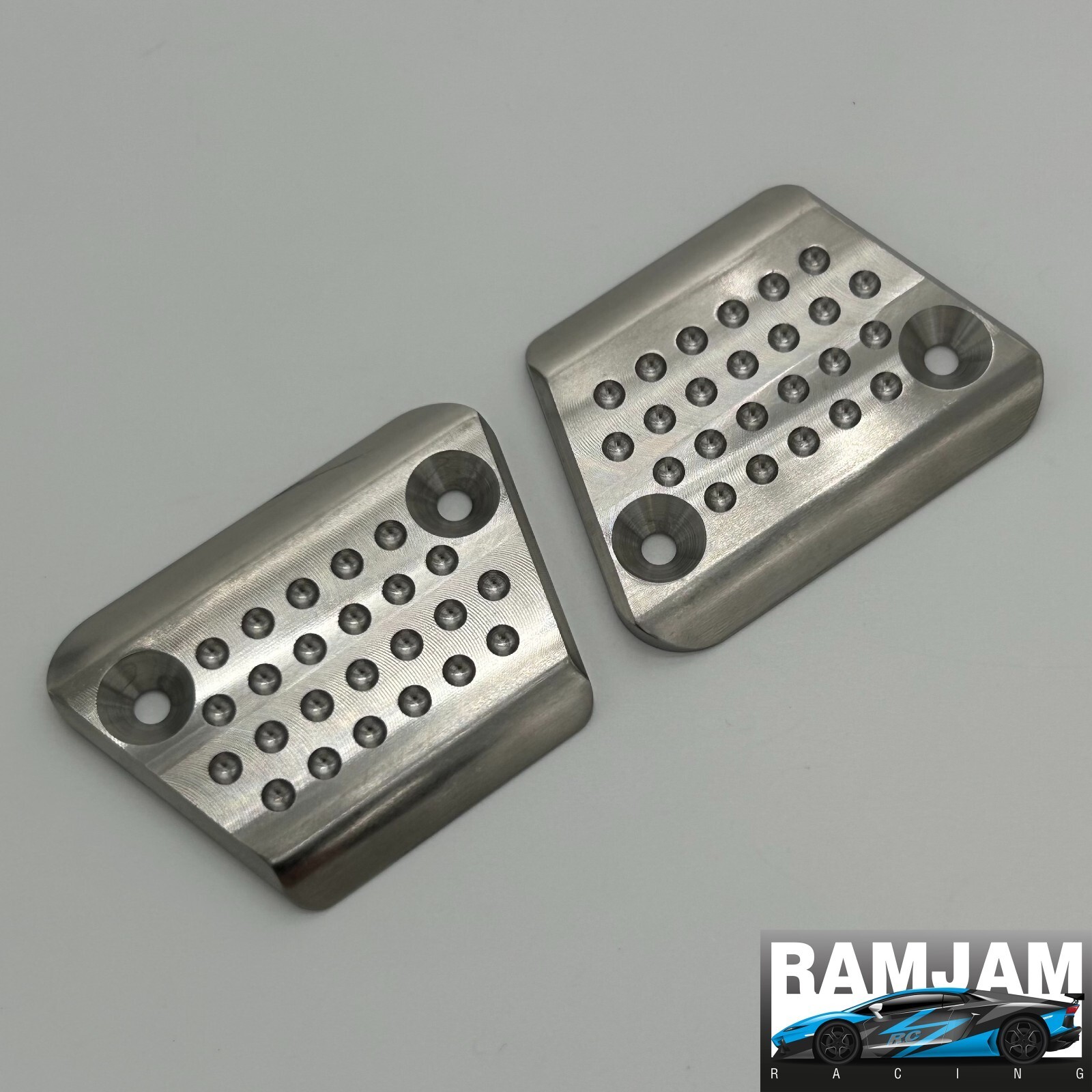 Arrma Limitless 120 8s Titanium Rear Skid Plate Set