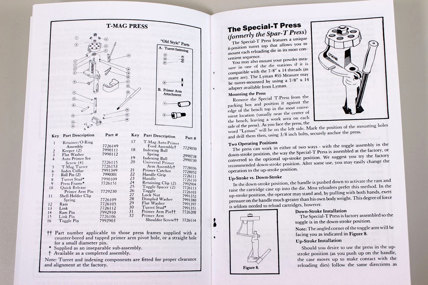 Lyman 450 Bullet Sizer Relubricator Reloading Owners User Manual Instructions