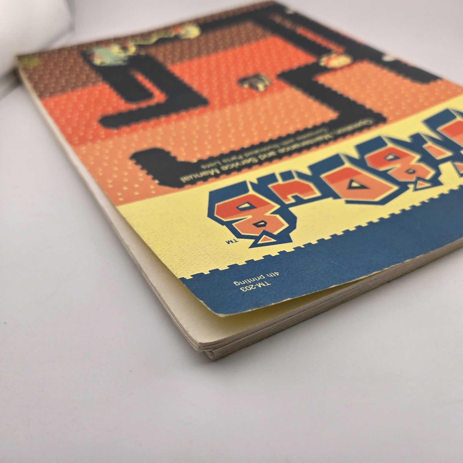 Vtg 1982 Atari Dig Dug Arcade Manual TM-203 + Schematic Supplement SP-203