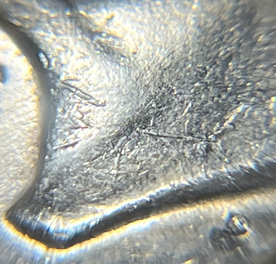 1971 D Eisenhower Dollar Errors Strike Through Grease Die Cracks Many Errors