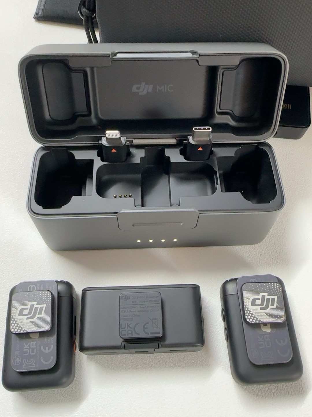 DJI Mic 2 (2 TX+1 RX)Wireless Microphone for iPhone,Android,Camera