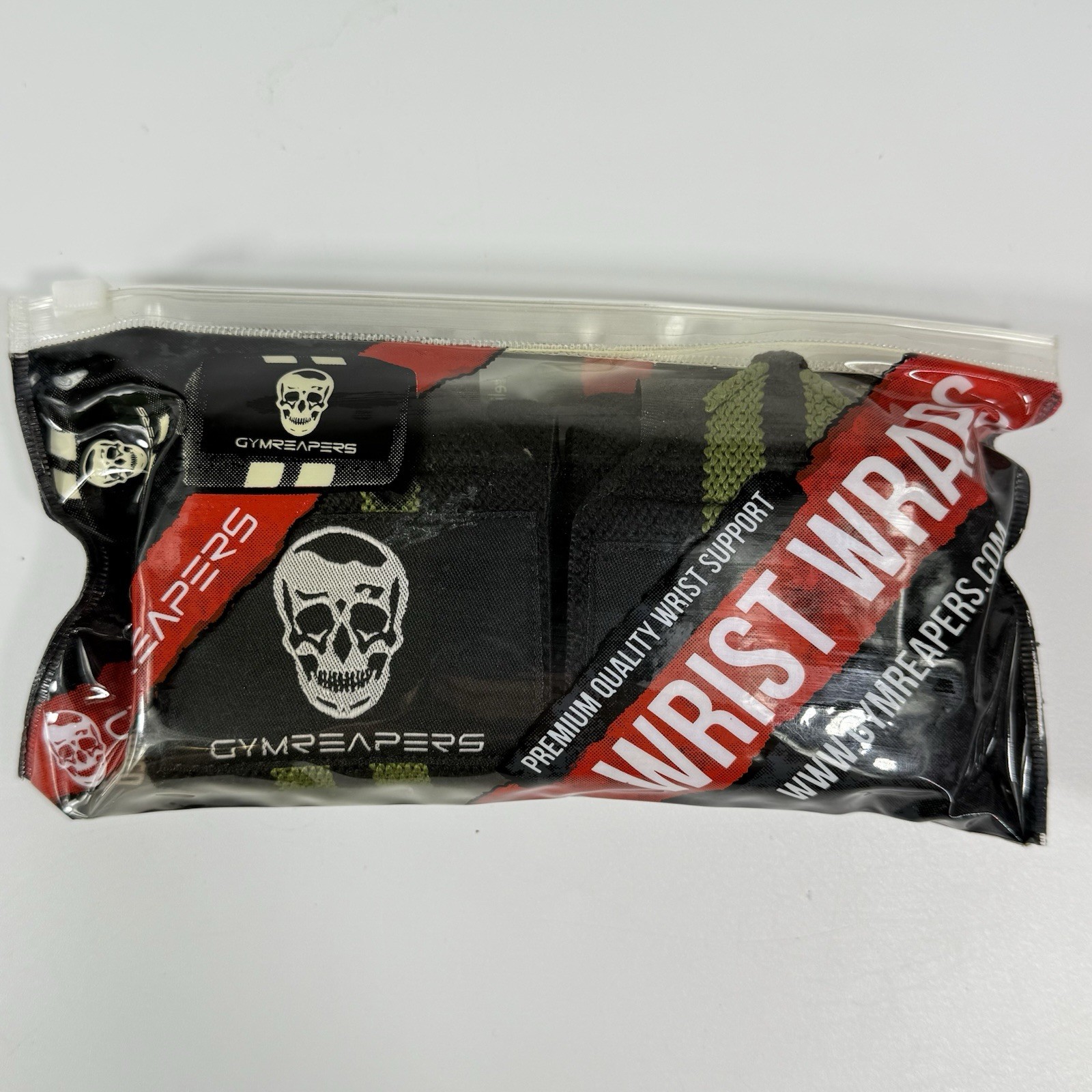 Gymreapers Wrist Wraps 18", NIP, Military Green