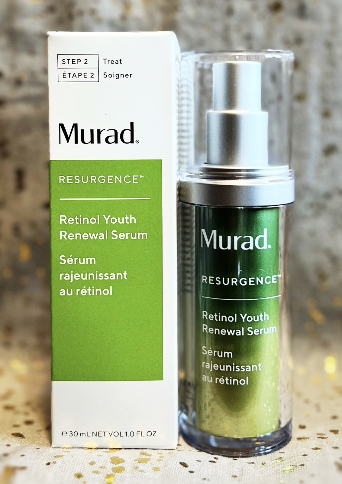 Murad~Resurgence~Retinol Youth Renewal Serum~30ml / 1.0 fl oz~Travel Size~NIB~