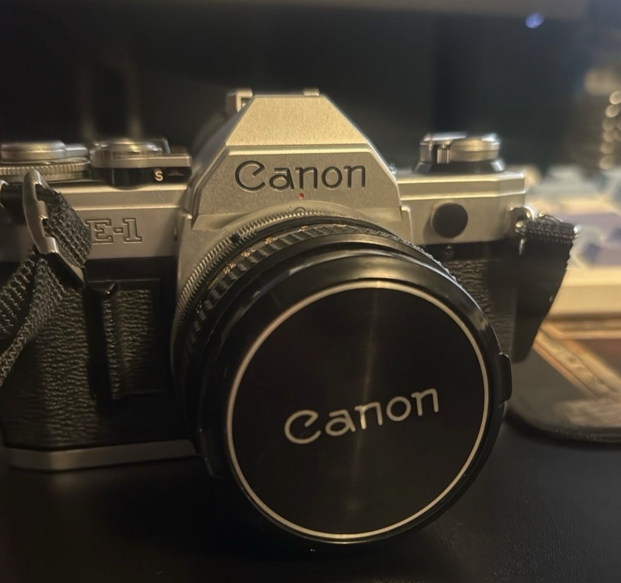 Canon AE-1 35mm Film Camera with Strap Functional