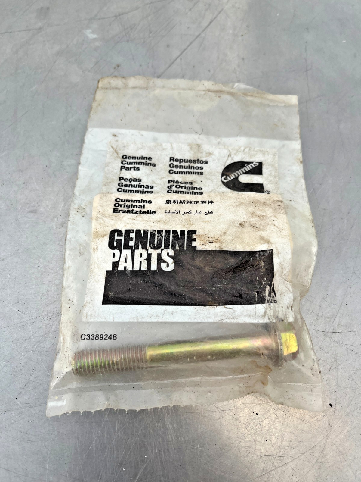 143521075 Genuine OEM CUMMINS Hex Flanged Head Cap SCREW BOLT