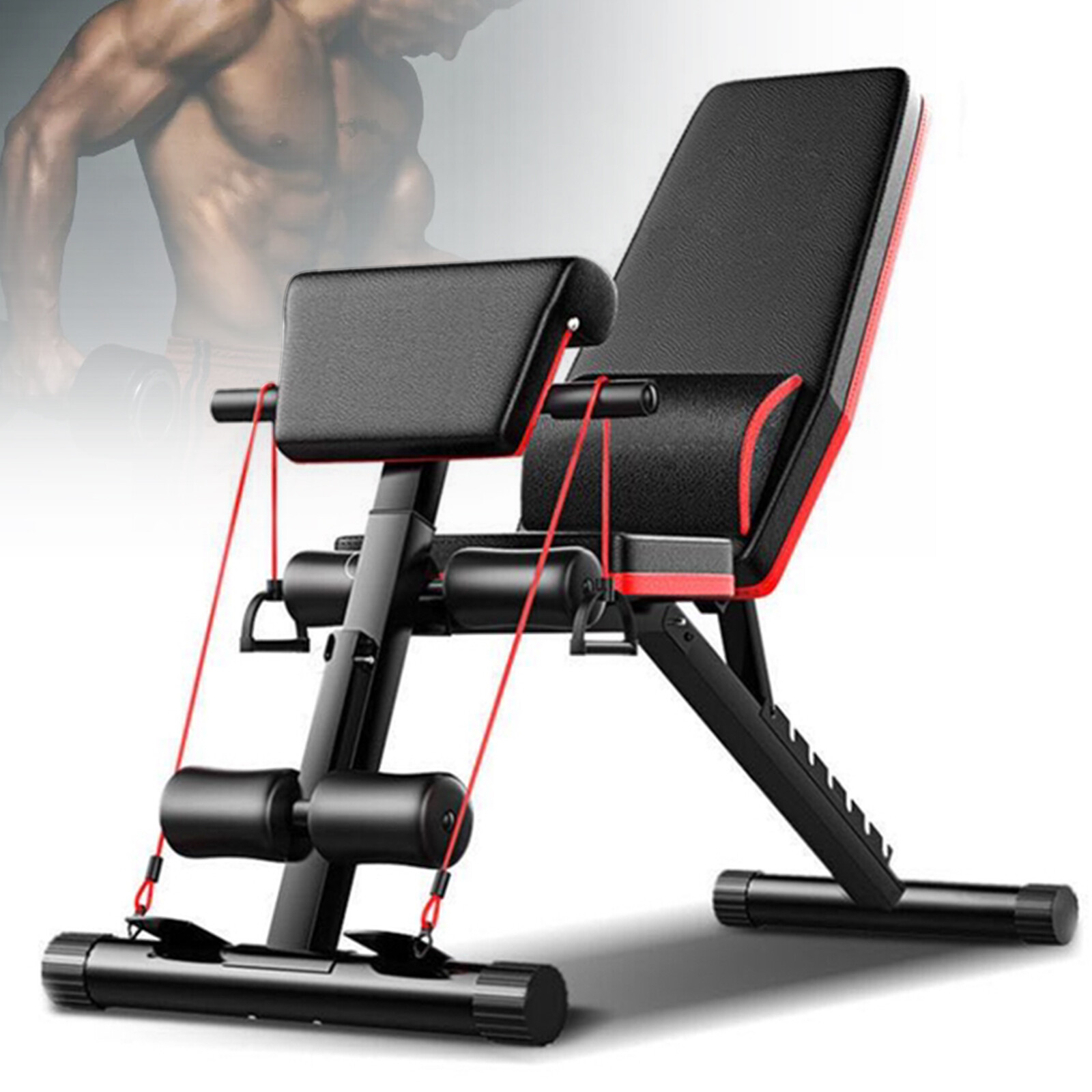 Adjustable Multifunctional Weight Bench for Full Body Workout