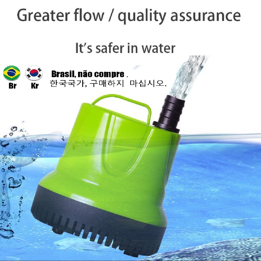 Submersible Water Pump for Pond Aquarium Hydroponics Fish Tank Fountain