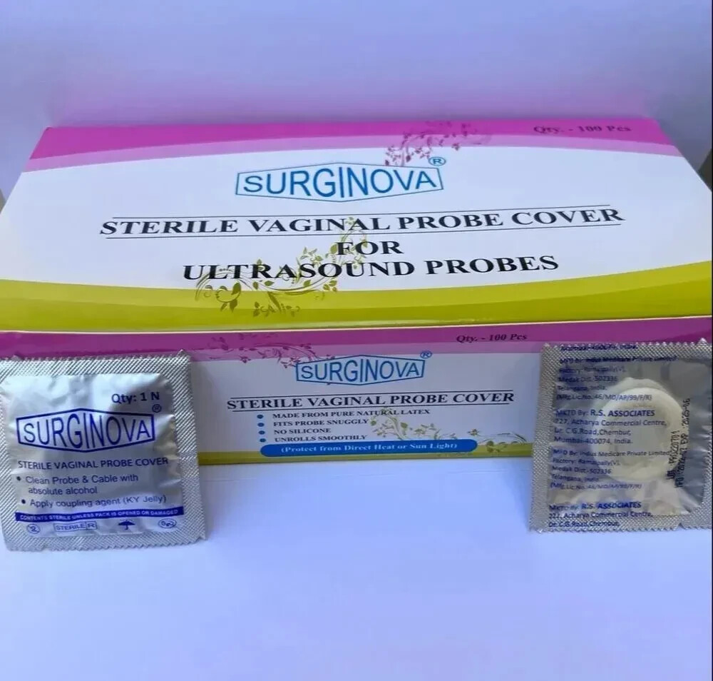 Sterile Vaginal Probe Cover For Ultrasound Probe 500Pc (5 Boxes)