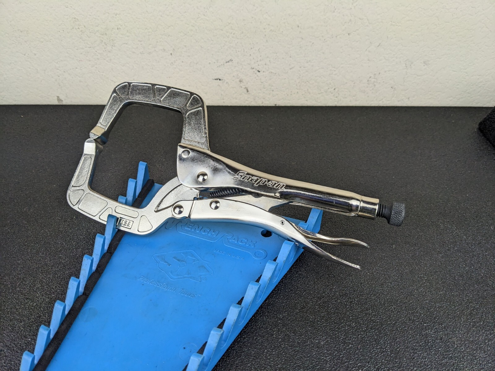 #bi795 Snap-on Tools NEW LP11C Locking C-Clamp Locking Pliers 11" Length