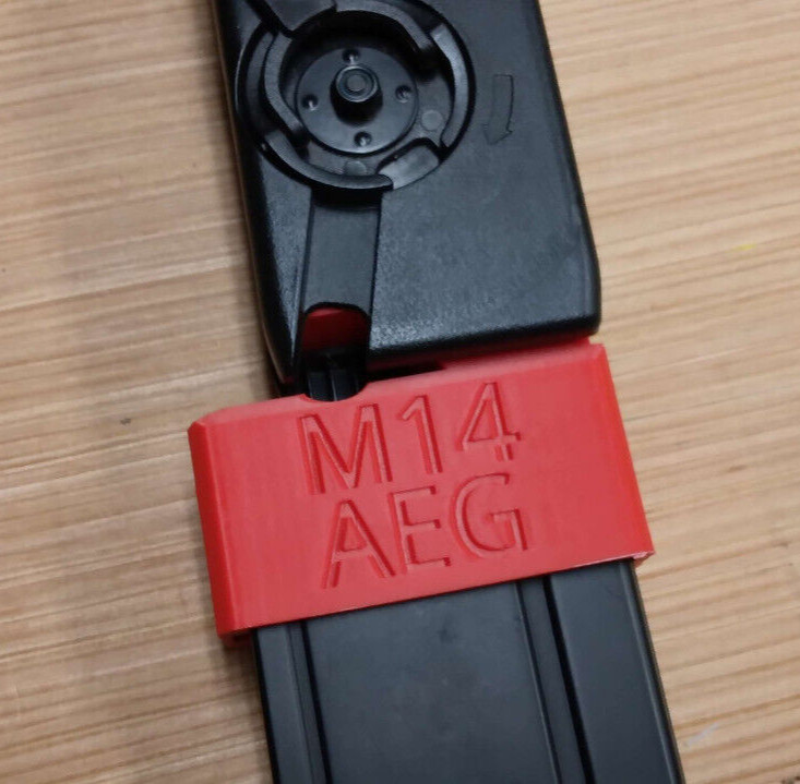 TM/CYMA M14 AEG Airsoft Odin Speedloader Adapter (Red)