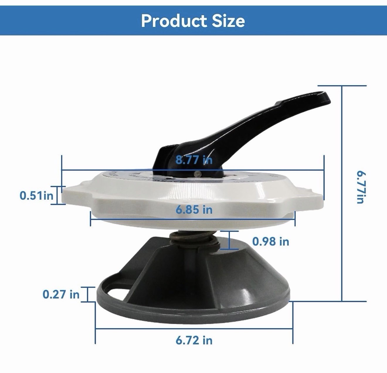 270067 2-Inch Top Valve Assembly Kit For Hiflow Top & Side Mount (Missing Label)