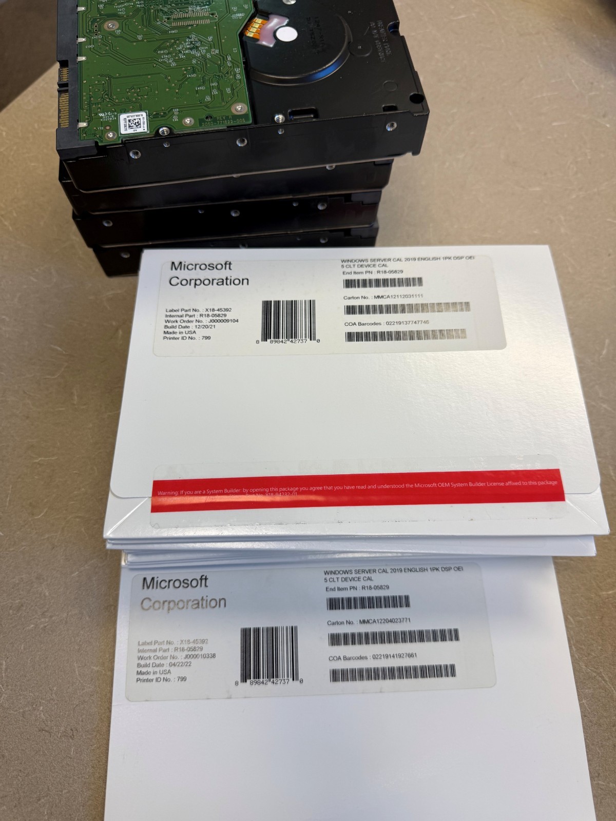 Windows Server 2019 Standard 16 Core DVD + Key (Sealed) New