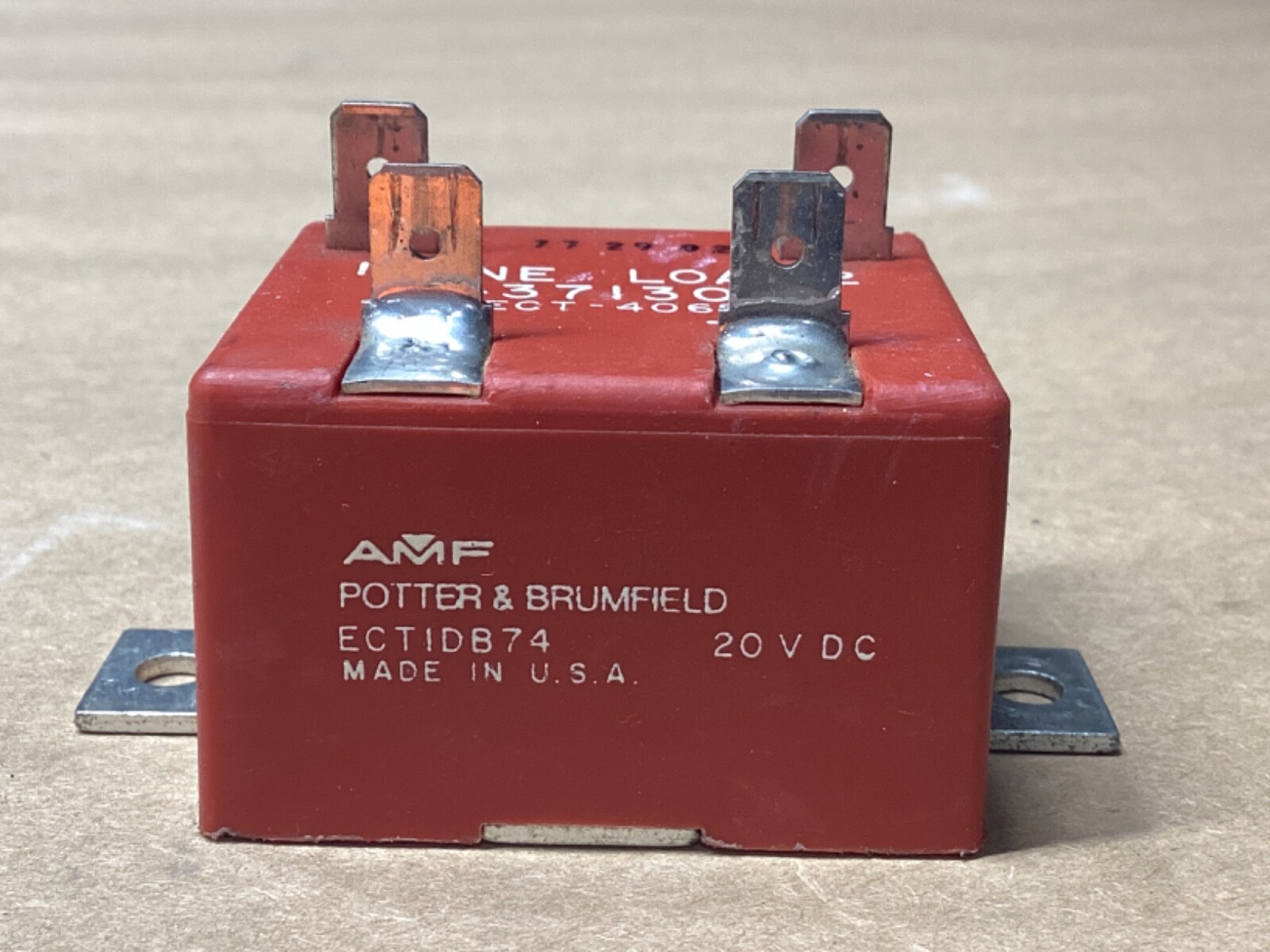 AMF POTTER & BRUMFIELD ECT-4069 94371302 SOLID STATE RELAY 20VDC #101M97*CO